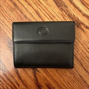Black Leather Key & Card Holder